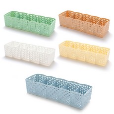 마켓감성 5칸 다용도 정리함 랜덤 발송, 5개입