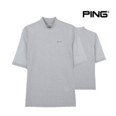 핑골프여성 셔링 디테일 비대칭 이너 티셔츠 P12201TI960_MG, 105, MG