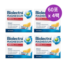 바이오렉트라 마그네슘 울트라 다이렉트 400mg 60포, 4개