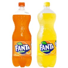 환타 오렌지&파인애플 1.5L X 각6개(총12개) 탄산음료/환타/과즙음료/펫음료/오렌지/파인애플/탄산/음료수, 1세트