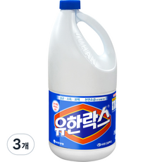 유한락스 레귤러 용기형, 4L, 3개