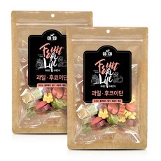 코앤코 강아지 과일&후코이단 국내산100% 애견 수제간식(프룻 포 라이프)2개, 프룻포라이프 2개