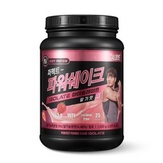 칼로바이 퍼펙트 파워쉐이크 아이솔레이트 프로틴파우더 딸기맛, 1000g, 1개