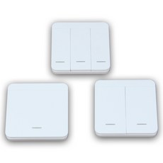 전등 무선 리모컨 전원 스위치 리모콘 1구 2구 3구, 2구 스위치-1개+수신기-2개