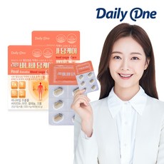 데일리원 리얼 바나바 당케어 60정, 2통