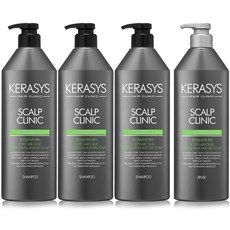케라시스 두피 클리닉 오리지널 샴푸 750ml x 3p + 린스 750ml x 1p, 1세트
