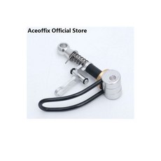 Aceoffix 플라인 클라인 시트포스트 클램프 브롬톤 접이식 자전거 액세서리 SP04, silver black