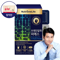 뉴트리원 포스파티딜세린 식약처인증 인지력 개선 식물성캡슐 은행잎추출물 브레인알파피에스 활력환 기획세트, 30캡슐, 1개