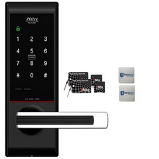 밀레 무타공 도어락 MI-5200S + 카드키 4p + 스티커형 카드키 2p