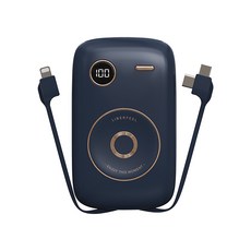 샤오미 리버필 빈티지 보조배터리 10000mAh PD3.0, 네이비
