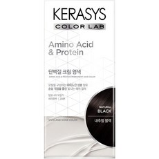 케라시스 단백질 크림 염모제 120g, 내추럴블랙, 1개