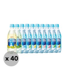 웅진식품 [웅진식품] 빅토리아 탄산수/탄산음료 500ml x 40페트 골라담기(플레인.레몬 등 10종 중 택2), 레몬20+복숭아20
