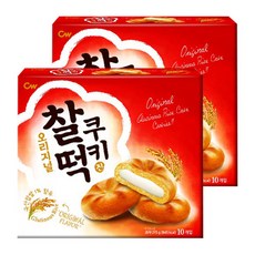 청우 찰떡쿠키 오리지날 10P, 215g, 2개