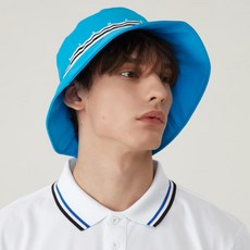 LECOQ 르꼬끄 GOLF 골프 남성 스트라이프 포인트 버킷햇 IPTQOD, OPBL Opal-Blue