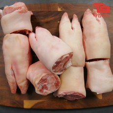 국내산 미니족 앞다리 뒷발 생족발 미니족발 4개 (1set), 1커팅 (2조각X4개)