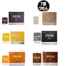비브리브 꼬밥꼬밥 식사대용 택1 40g*7포입 1박스, 40g, 1개