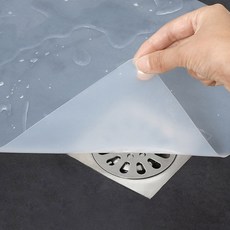 냄새차단 실리콘 매트, 2개, 투명화이트