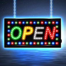 LED보드나라 영업중 LED보드 간판 전광판 LED간판, 1개, 영업중D OPEN보드_ON/OFF스위치형