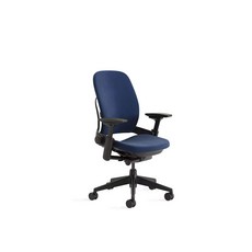 [일본 정규 수입품] 메이커 조립 완성품 스틸 케이스 (Steelcase) 사무실 의자 Leap 립 Blueprint 5S93 블랙 프레임 LEAP-10100