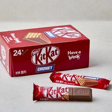 KitKat 청키 오리지널 초코바, 38g, 24개