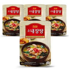 진한 소내장탕, 600g, 4개