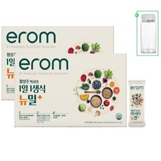 이롬황성주 1일1생식 뉴밀플러스 2박스(30g x 21포 x 2박스) + 흔들컵, 단일속성, 2박스+흔들컵