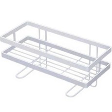 더자카 심플 철제 변기 욕실 선반 34 x 15 x 7 cm, 화이트, 1개