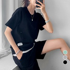 [나크21] (55~120) 맨투맨+밴딩 숏팬츠 세트 KO22-O-03