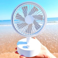 YoonLaB 좌우회전 미니 무선 휴대용 탁상용 선풍기
