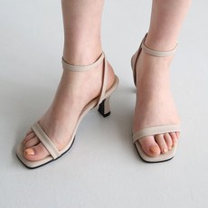 단골언니 여성용 발목 여리여리 스트랩 샌들 에끌라 힐 7cm