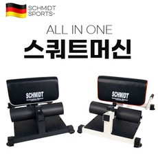 스쿼트 머신 T-770 운동 기구 기계 멀티랙 전신 다리 근력 홈트레이닝, 화이트본체+빨간테두리