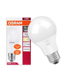 [오스람] LEDVALUE CLA 9W 10.5W 14W LED 벌브 전구, 전구색(2700K)