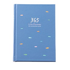 다아모아 양장 365 라이프 플래너, 블루