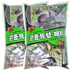 수퍼3001 곤충육성 발효 장수풍뎅이 전용 매트 3L, 2개