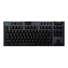 로지텍코리아 G913 TKL 텐키리스 무선 RGB 기계식게이밍, 블랙, 클릭키 청축