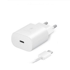 삼성전자 C to C 타입 25W 고속 충전기 EP-TA800, 1개, 화이트