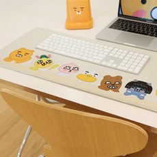 [사은품증정] 카카오프렌즈 데스크 키보드 마우스 게이밍 장패드