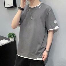 DFMEI 반팔 티셔츠 남자옷 여름 반팔 상의 하