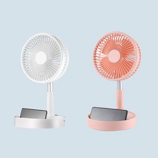 디큐브 7단 폴딩 무선 접이식 선풍기 폴딩써클펜, 화이트