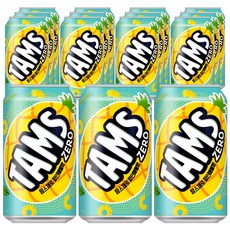 롯데칠성 탐스제로 파인애플향 (355ml) 뚱캔, 15개, 355ml