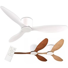 천장 한국형 거실 실링팬 낮은 천장 아파트 무선 선풍기, 01. WH3-W / 42인치, 42인치