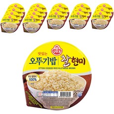 오뚜기 오뚜기밥 찰현미, 210g, 18개