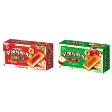 후렌치파이 딸기 192gx2개+사과 192gx1개 과자 간식, 192g, 2개