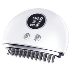 Imagic 갈바닉 경락 괄사 마사지기 4가지LED 진동 EMS 두피&얼굴&바디 마사지, 화이트