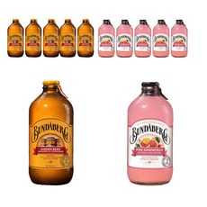 (혼합가능)분다버그 (BUNDABERG) 핑크자몽+레몬라임 375ml, 1세트
