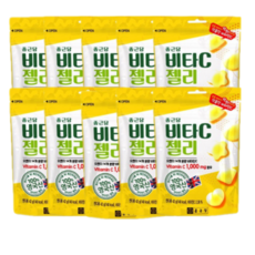 종근당 비타C 젤리 비타민C 1000mg함유, 42g, 10개