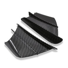 오토바이 Winglet 공력 윙 키트 스포일러 혼다 CBR650R CBR650F CBR500R CBR1000RR 야마하 RS 조그 조 GP, 광택 카본