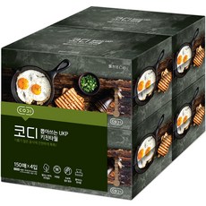 코디 뽑아쓰는 UKP 키친타월, 150매, 4개