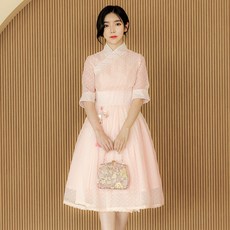생활한복에 생활한복을 더한 철릭 원피스 빅사이즈 퓨전의상