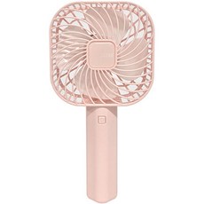 르젠 미니 충전식 핸디형 선풍기, LZMF-U800, 핑크